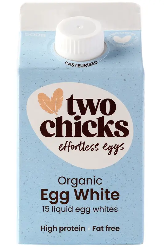 Organic Free Range Liquid Egg White 500g (Two Chicks)