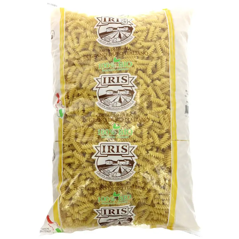 Organic Fusilli White Pasta 5kg (Iris)