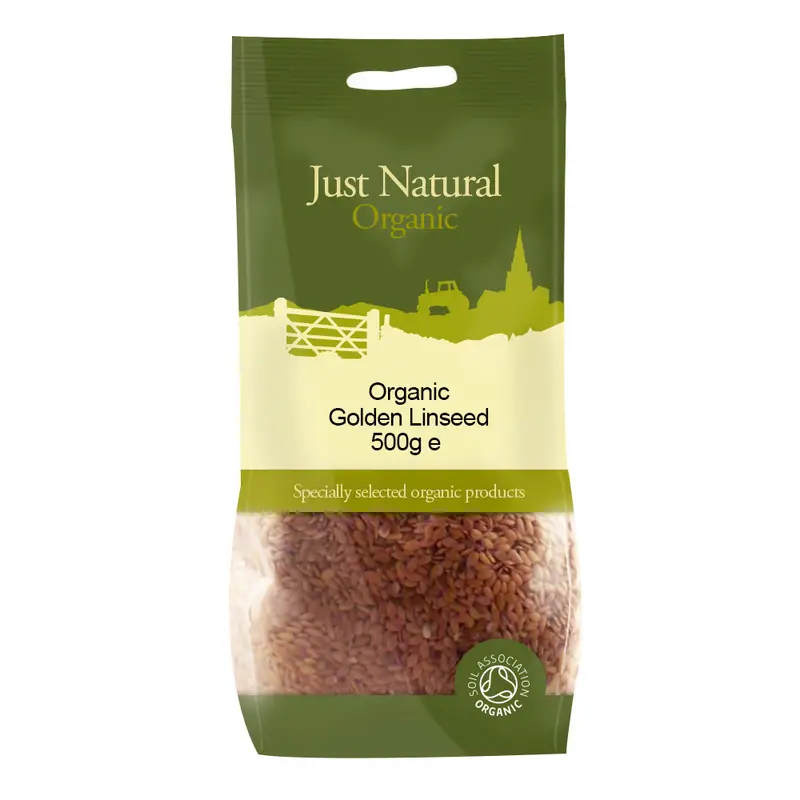 Golden Linseed 500g, Organic (Just Natural Organic)