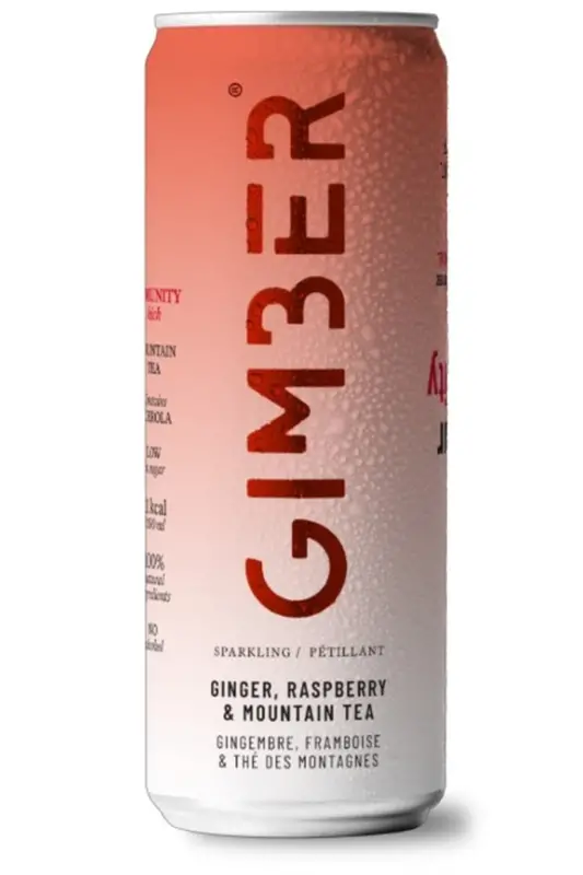 Organic Immunity Ginger Sparkling Ready-To-Drink Can 250ml (Gimber)