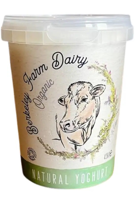 Organic Live Natural Yogurt 450g (Berkeley Farm Dairy)