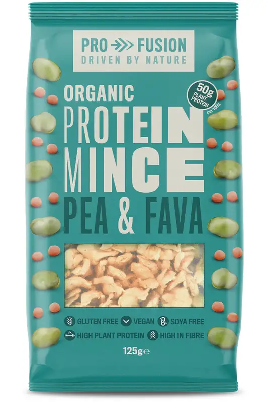 Organic Pea & Fava Protein Mince 125g (Profusion)