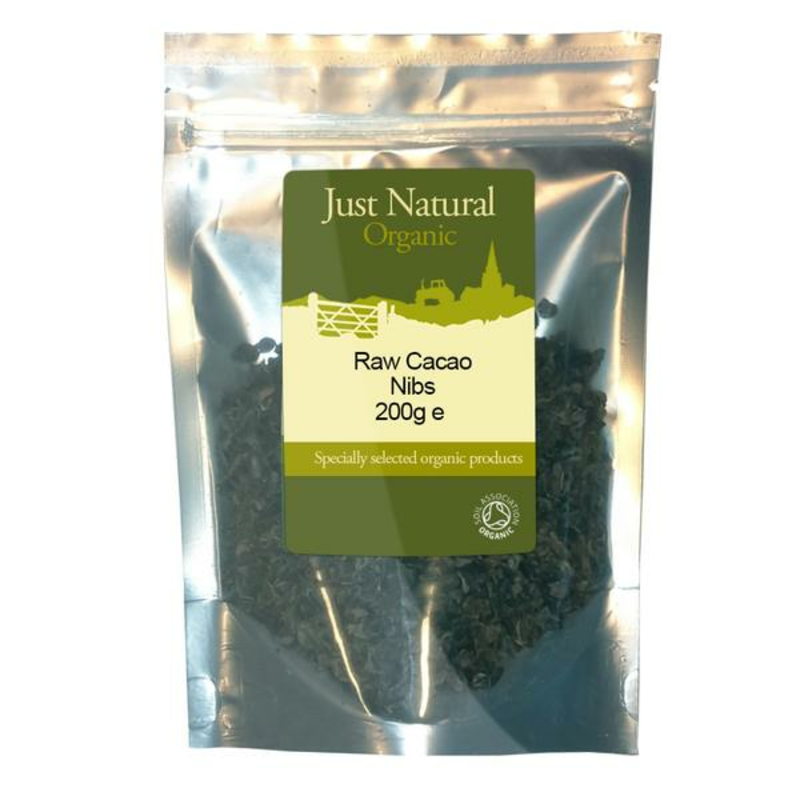 Cacao Nibs 200g, Organic (Just Natural Organic)