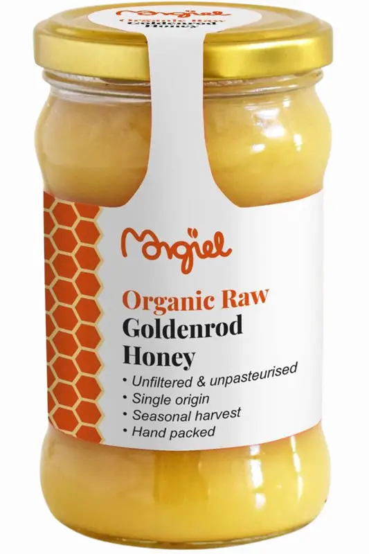 Organic Raw Goldenrod Honey 390g (Morgiel)
