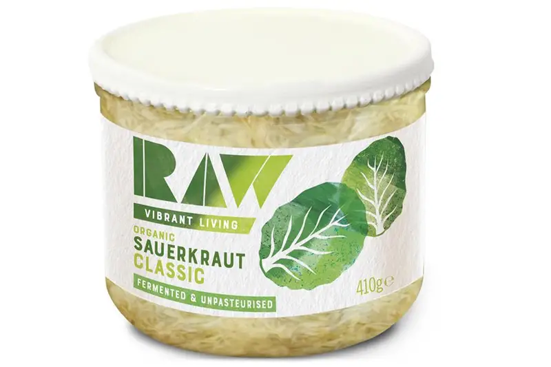 Organic Classic Sauerkraut 410g (Raw Vibrant Living)