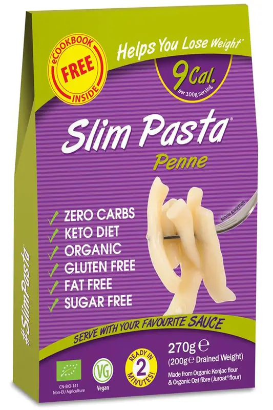 Organic Slim Pasta Penne 270g (Eat Water)