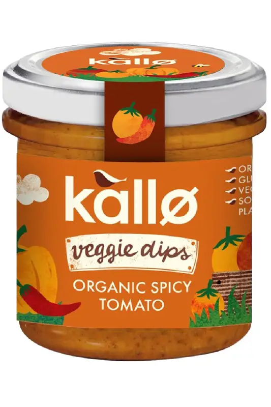 Organic Spicy Tomato Dip 135g (Kallo)