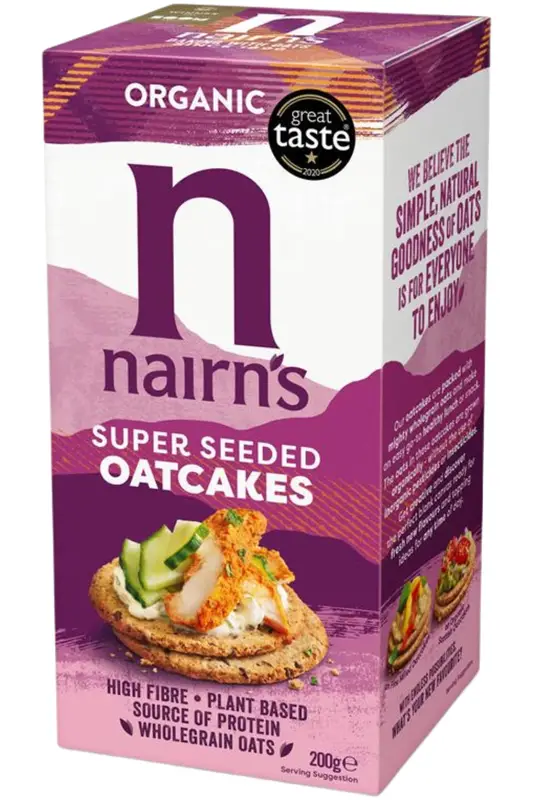 Organic Super Seeded Oatcakes 200g (Nairn's)