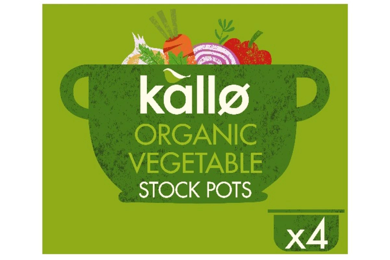 Organic Vegetable Stock Pot 4x24g (Kallo)