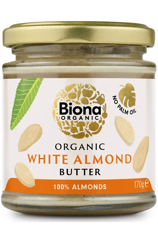 Organic White Almond Butter 170g (Biona)