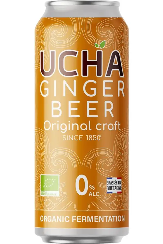 Organic Original Ginger Beer 330ml (Ucha Kombucha)