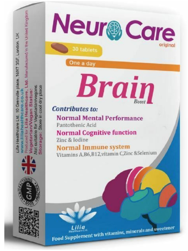 Brain Boost, 30 Capsules (Neuro Care)