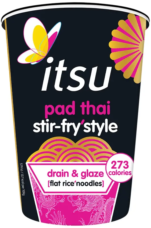 Pad Thai Stir Fry Noodles Pot 83g (Itsu)