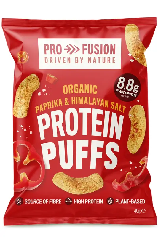 Organic Paprika & Himalayan Salt Protein Puffs 40g (Profusion)