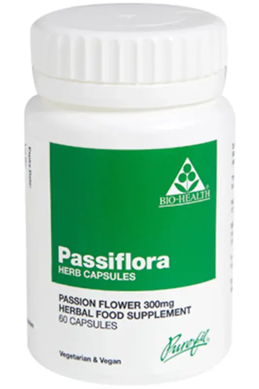 Passiflora Herb 60 Capsules (Bio-Health)