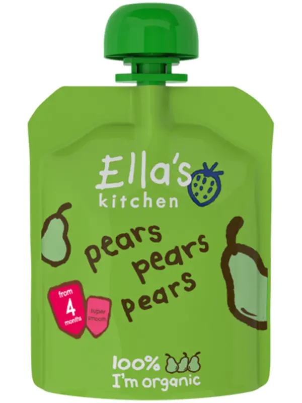 Stage 1 Pears Pears Pears, Organic 70g (Ella's Kitchen)