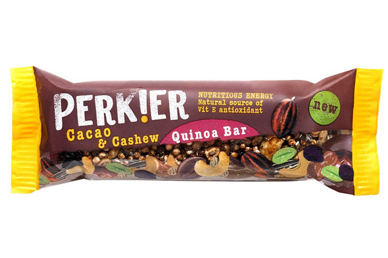 Cacao & Cashew Quinoa Bar 35g (Perkier)