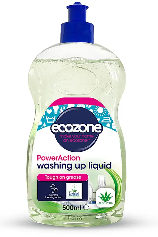 PowerAction Washing Up Liquid 500ml (Ecozone)