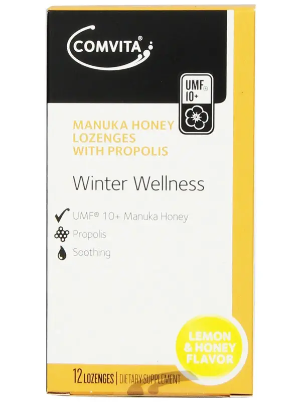 Manuka Honey & Propolis Lozenges - Lemon & Honey 54g (Comvita)