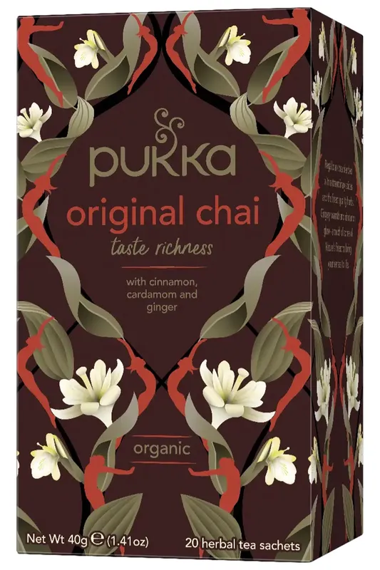 Organic Original Chai Tea 20 x Sachets (Pukka)