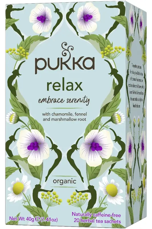 Organic Relax Tea 20 x Sachets (Pukka)
