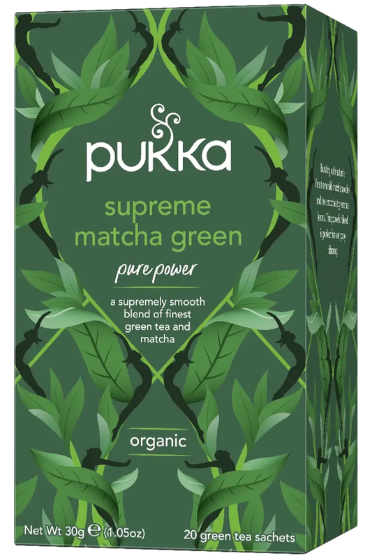 Organic Supreme Matcha Green Tea 20 x Sachets (Pukka)