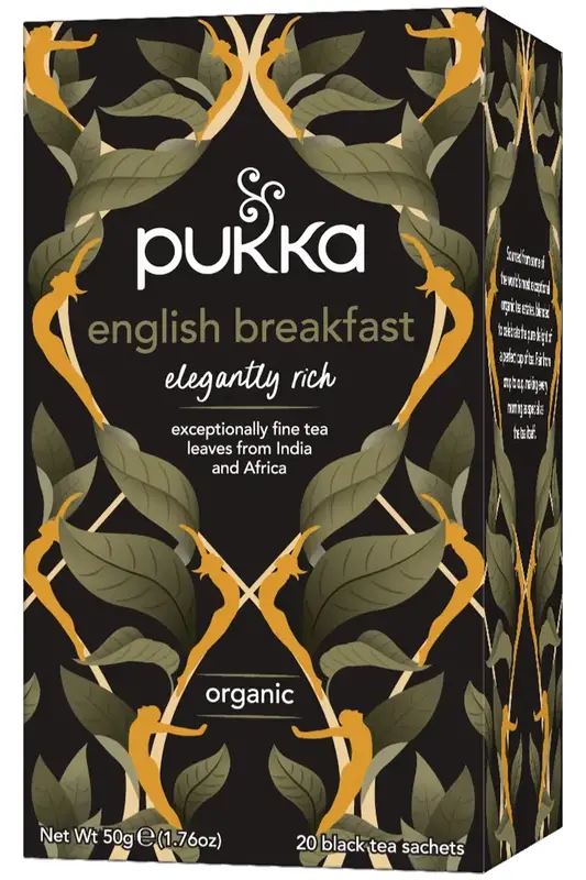 Organic English Breakfast Tea 20 x Sachets (Pukka)