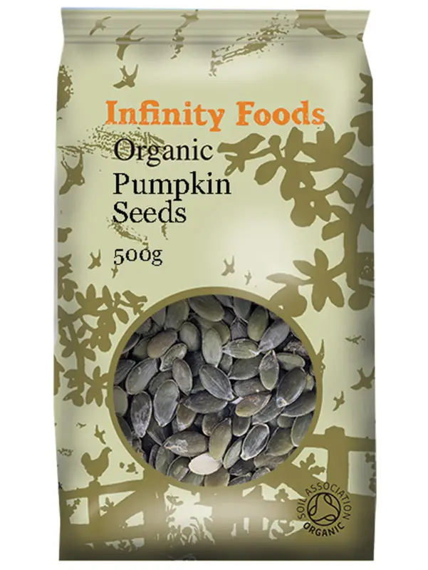 Pumpkin Seeds, Organic 500g (Infinity Foods)