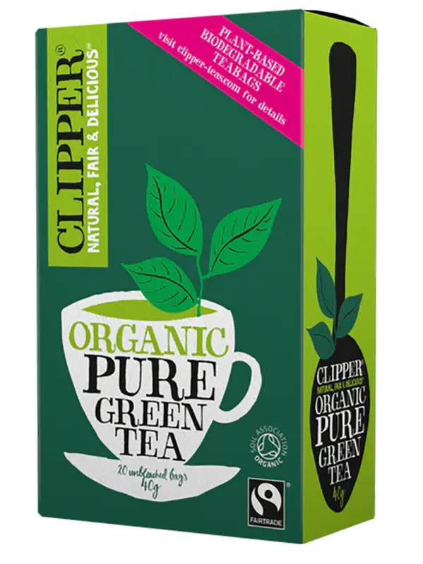 Organic Pure Green Tea 20 Bags (Clipper)