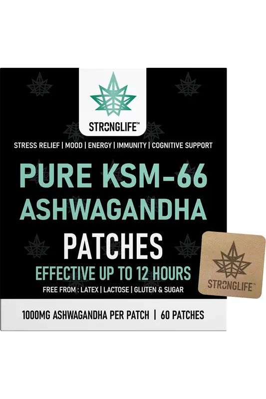 Pure KSM-66 Ashwagandha x 60 Patches (Stronglife)