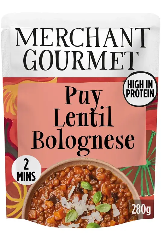 Puy Lentil & Mixed Mushroom Bolognese 280g (Merchant Gourmet)