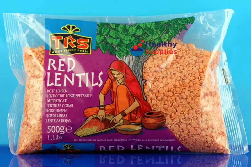 TRS Red Split Lentils 500g | Healthy Supplies
