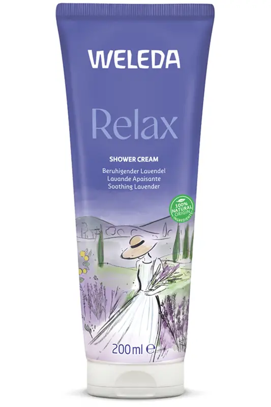 Relax Shower Cream Lavender 200ml (Weleda)