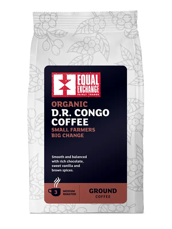 Organic Republic of Congo Roast & Ground Coffee 227g (Equal Exchange)