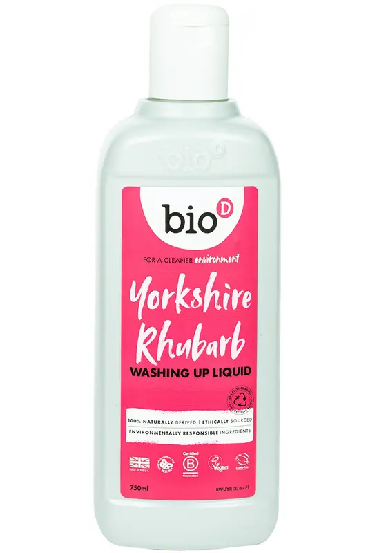 Yorkshire Rhubarb Washing Up Liquid 750ml (Bio-D)