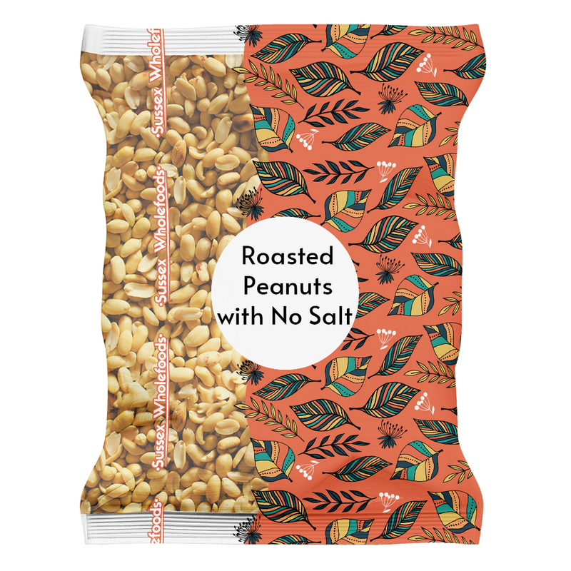 Roasted Peanuts With No Salt 500g (Sussex Wholefoods)