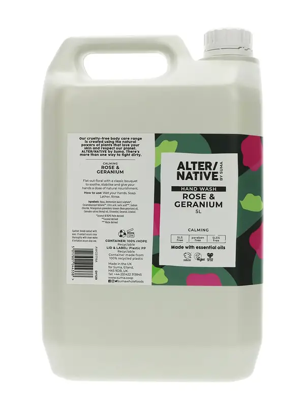 Rose and Geranium Hand Wash 5L (Alter/Native)