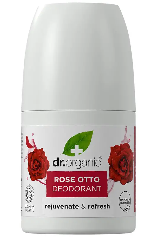 Organic Rose Otto Deodorant 50ml (Dr Organic)