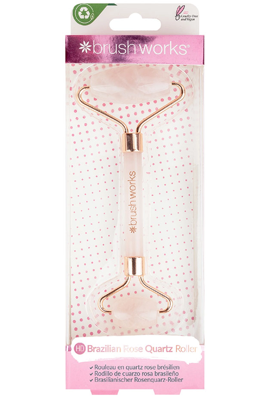 Rose Quartz Stone Roller (Brushworks)