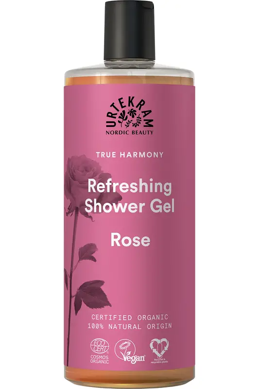 Organic Rose Shower Gel 500ml (Urtekram)