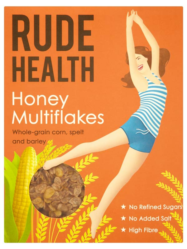 Honey Multiflakes 425g (Rude Health)