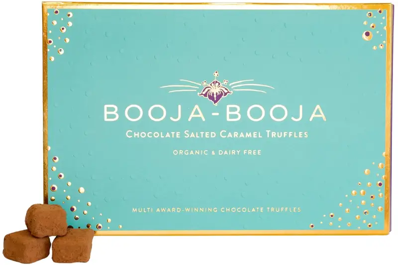Organic Chocolate Salted Caramel Chocolate Truffles 184g (Booja-Booja)