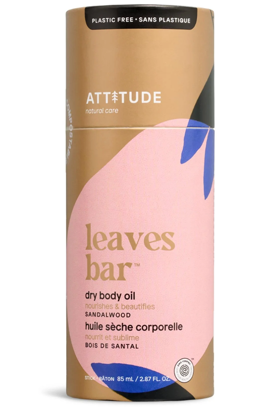 Sandalwood Dry Body Oil Bar 85ml (Attitude)