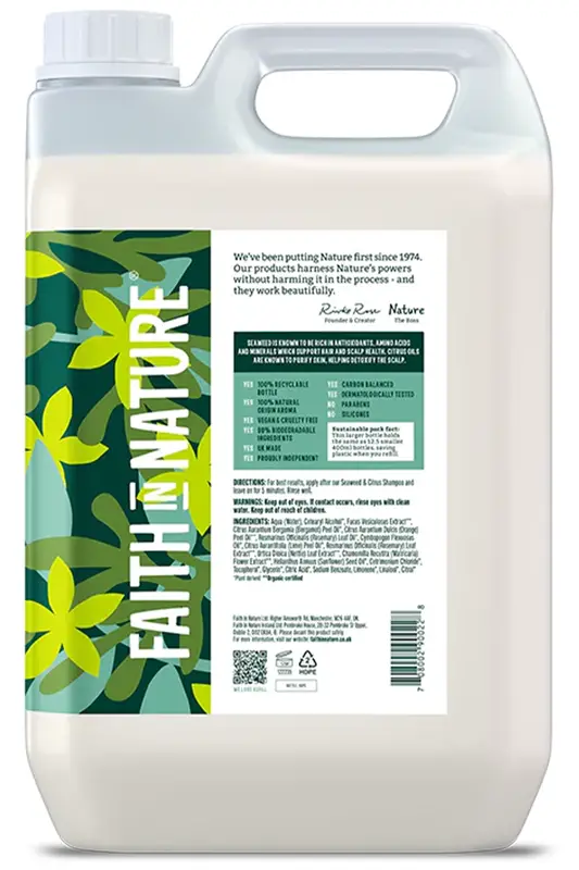 Seaweed & Citrus Conditioner 5L (Faith in Nature)