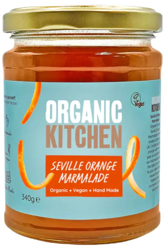 Organic Seville Orange Fine Marmalade 340g (Organic Kitchen)