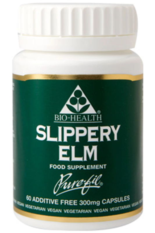 Slippery Elm 300mg 60 Capsules (Bio-Health)