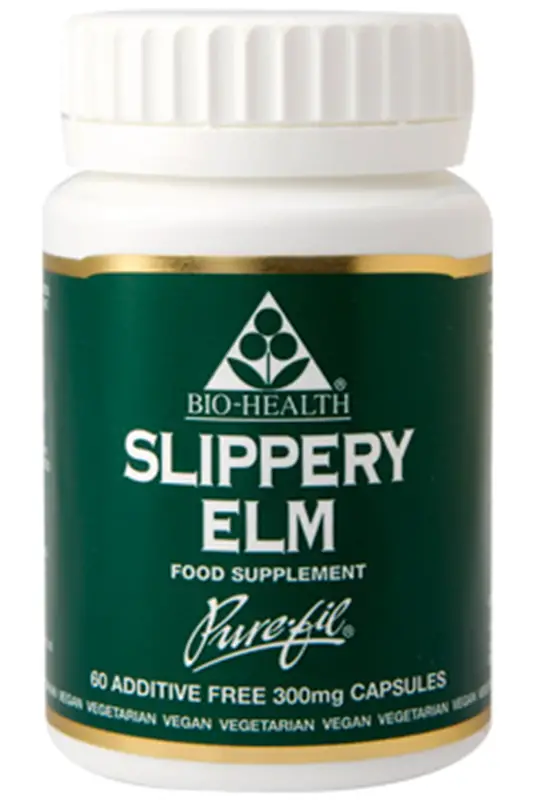 Slippery Elm 300mg 60 Capsules (Bio-Health)