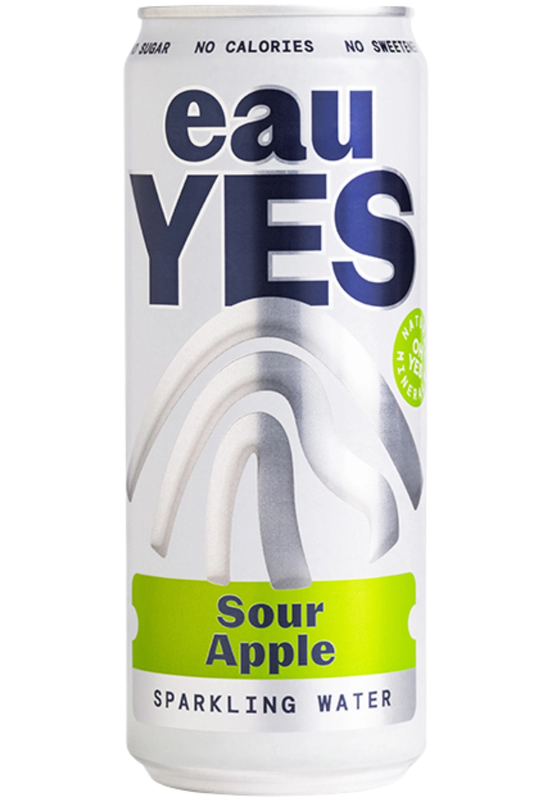 Sour Apple Sparkling Mineral Water 330ml (eauYES)