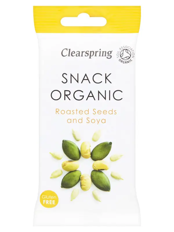 Clearspring Roasted Seeds & Soya Snack 35g