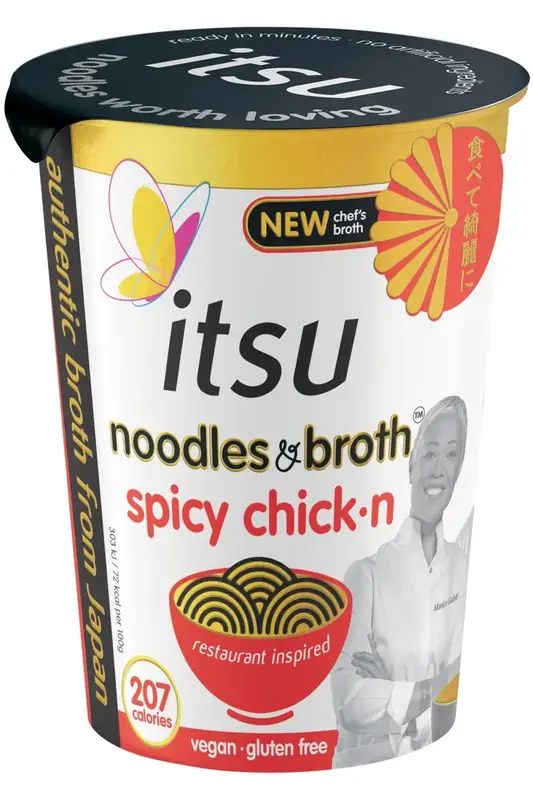 Spicy Chick'n Noodle & Broth Pot 64g (Itsu)